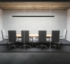 Suspension, LEDLiner80 Ready To Go, Up&Down (1 circuit), noir mat, dim, LED, 3000K, 8352lm, L228,2cm, H9,8cm - Doxis