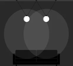 Suspension, Les Acrobates de Gras N°324, opalin, Ø25cm, H25cm - DCW éditions Paris