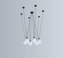 Suspension, Les Acrobates de Gras N°326, opalin, Ø17,5cm, H17,5cm - DCW éditions Paris