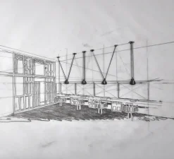 Suspension, Les Acrobates de Gras N°322, opalin, Ø25cm, H25cm - DCW éditions Paris