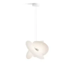 Suspension, Levante, blanc, LED, dim, coupure de phase, 2700K, 1230lm, 28W, Ø62cm, H44cm - Luceplan
