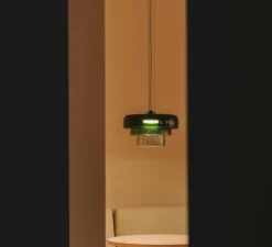 Suspension, Levels, 3 Bodies, vert, LED, dim, 2700-3000-4000K, 1381 lm, Ø42cm, H26cm - LEDS C4