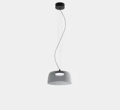 Suspension, Levels, 1 Body, fumé, LED, dim, 2700-3000-4000K, 1255 lm, Ø20cm, H32cm - LEDS C4