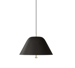 Suspension, Levitate, noir, laiton, Ø40cm, H28,8cm - Audo Copenhagen