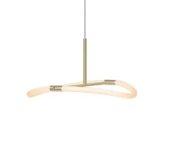 Suspension, Levity Halo 180, laiton, LED, dim, 2450K, 2500 lm, Ø60cm, H36cm - Graypants