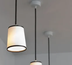 Suspension, Lightbook, blanc, noir, H12cm - Designheure