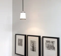 Suspension, Lightbook, blanc, noir, H12cm - Designheure