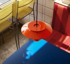 Suspension, Lille 24, rouge orangé, Ø24cm, H12,6cm - Pholc