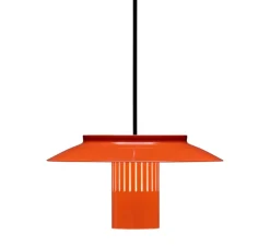 Suspension, Lille 24, rouge orangé, Ø24cm, H12,6cm - Pholc