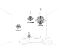 Suspension, Lillibet Mini, blanc, Ø38cm - Slamp