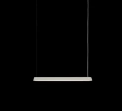 Suspension, Linear, gris, LED, 3000K, 1060lm, L87,2cm, H5,4cm - Muuto