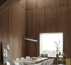 Suspension, Linear, noir, LED, 3000K, 1060lm, L87,2cm, H5,4cm - Muuto