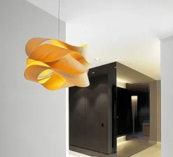 Suspension, Link Large, hêtre naturel, Ø69cm, H40cm - LZF