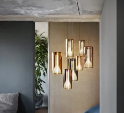 Suspension, Lit, Small, or, Ø12cm, H26cm - Penta