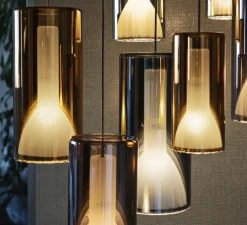 Suspension, Lit, Small, or, Ø12cm, H26cm - Penta