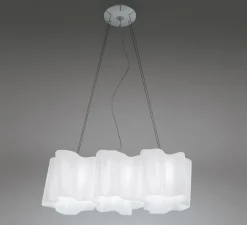 Suspension, Logico Mini suspension 3 in linea, blanc, 2900K, 3250lm, L66cm, H22cm - Artemide