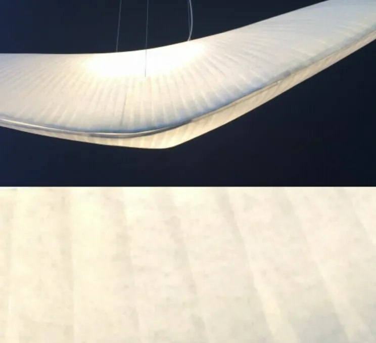 Suspension, L'oiseau petit, blanc, L80cm, H17cm - Céline Wright