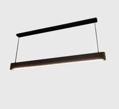 Suspension, Léonide 800, marron, LED, 2700K, 1300 lm, L80cm, H9,5cm - Az'Art
