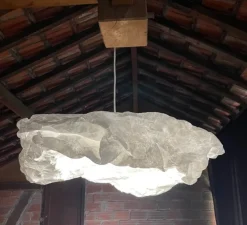 Suspension, Léonie, blanc, Ø75cm, H20cm - And Creation