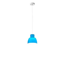Suspension, Lorosae, réédition d'Alavaro Siza, bleu océan, Ø20cm, H19cm - Nemo Lighting
