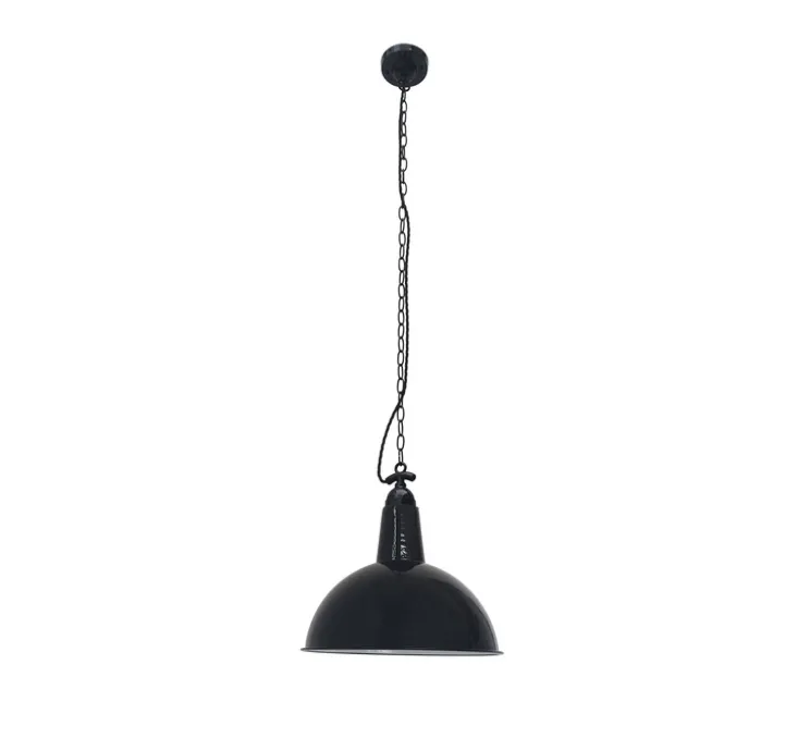 Suspension, Lou, noir brillant, Ø52cm, H51cm - Faro