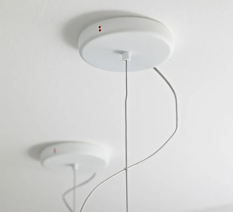 Suspension, Lumi_Baka, blanc, E27, Ø33cm, H38cm - FABBIAN