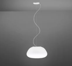 Suspension, Lumi Poga , blanc, Ø42cm, H200cm - Fabbian