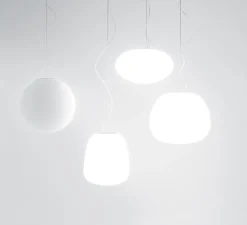 Suspension, Lumi_Sfera, blanc, 3000K, Ø35cm, H33cm - FABBIAN