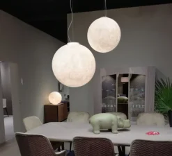 Suspension, Luna 1, blanc, ø35cm, h35cm - In-es.artdesign