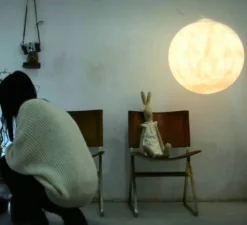 Suspension, Luna 1, blanc, ø35cm, h35cm - In-es.artdesign