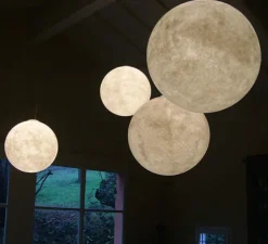 Suspension, Luna 4, blanc, ø120cm- In-es.artdesign