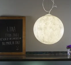 Suspension, Luna 3, blanc, ø70cm, H70cm - In-es.artdesign