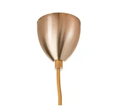 Suspension, Lute M, Corail, cuivre, Ø22cm, H49cm - Ebb and Flow