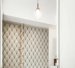 Suspension, Lute M, or fumé, H49cm, Ø22cm - Ebb and Flow