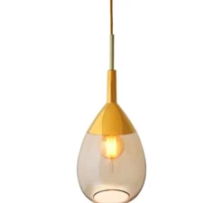 Suspension, Lute M, or fumé, H49cm, Ø22cm - Ebb and Flow