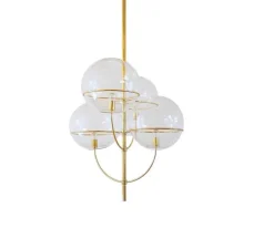Suspension, Lyndon 450, or satiné, Ø90cm, H135cm - OLUCE