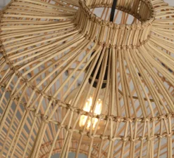 Suspension, Madagascar, rotin naturel, Ø50cm, H50cm - Good&Mojo