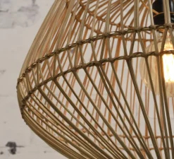 Suspension, Madagascar, rotin naturel, Ø50cm, H50cm - Good&Mojo