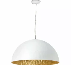 Suspension, Magma 3L, blanc, or, Ø70cm, H32,5cm - Faro