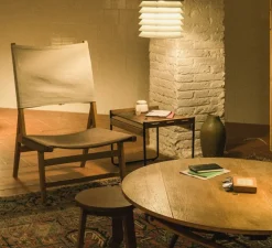 Suspension, Maija 30, blanc mat, LED, dim, 2700K, 329 lm, Ø30cm, H28cm - Santa & Cole