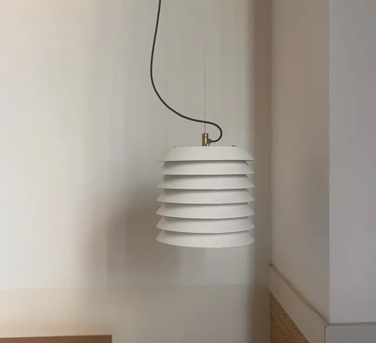 Suspension, Maija 15, blanc mat, LED, dim, 2700K, 289 lm, Ø15cm, H14cm - Santa & Cole