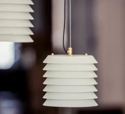 Suspension, Maija 15, blanc mat, LED, dim, 2700K, 289 lm, Ø15cm, H14cm - Santa & Cole