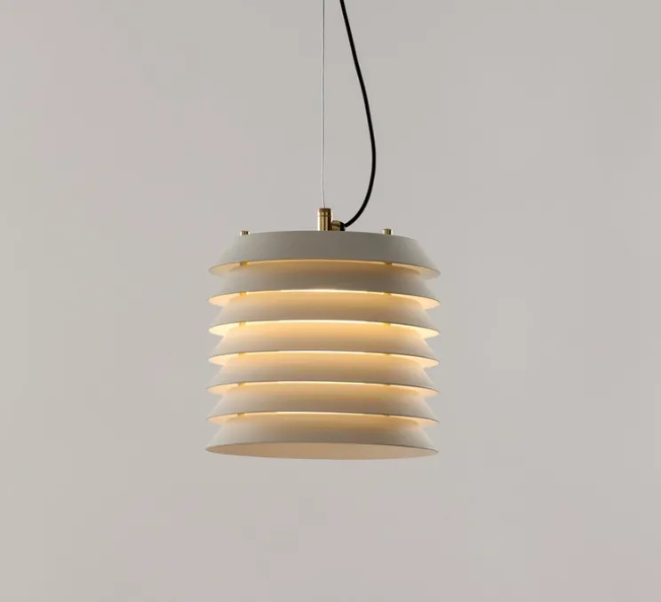 Suspension, Maija 15, blanc mat, LED, dim, 2700K, 289 lm, Ø15cm, H14cm - Santa & Cole