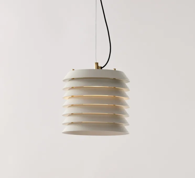 Suspension, Maija 15, blanc mat, LED, dim, 2700K, 289 lm, Ø15cm, H14cm - Santa & Cole