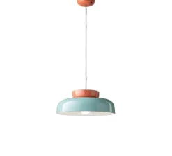 Suspension, Maracana C2745, bleu, orange, Ø37cm, H15cm - Ferroluce