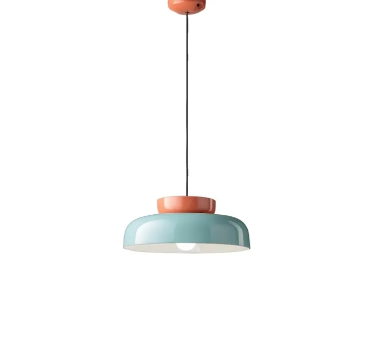 Suspension, Maracana C2745, bleu, orange, Ø37cm, H15cm - Ferroluce