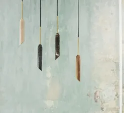 Suspension, Marble Art, Marron, Ø5cm, H55cm - Design by us