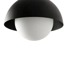 Suspension, Marisol, noir, LED, 2700K, 887 lm, Ø30cm, H22,7cm - Faro