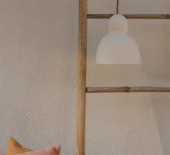 Suspension, Marius, Blanc mat, Ø17cm, H20cm - Oustao