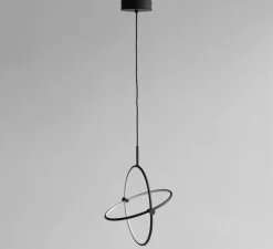 Suspension, Maru Big, noir brûlé, LED, dim, 2400K, lm, L41cm, H51cm - 101 Copenhagen
